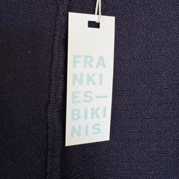 Frankies Bikinis Aimee Cloud Knit Starlight; Navy Blue White Stripe Flare Pant - Picture 8 of 10